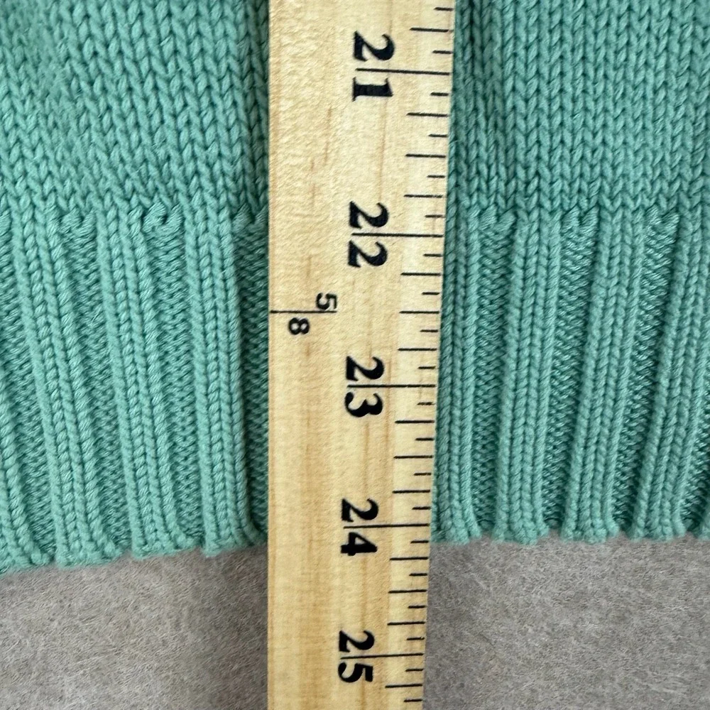 Polo Ralph Lauren Vest Mens‎ L Mint Green V Neck Sweater Cotton Preppy